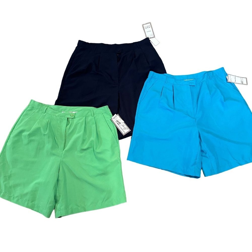 3 Pairs Ladies Golf Shorts, Nwt, Size 14
